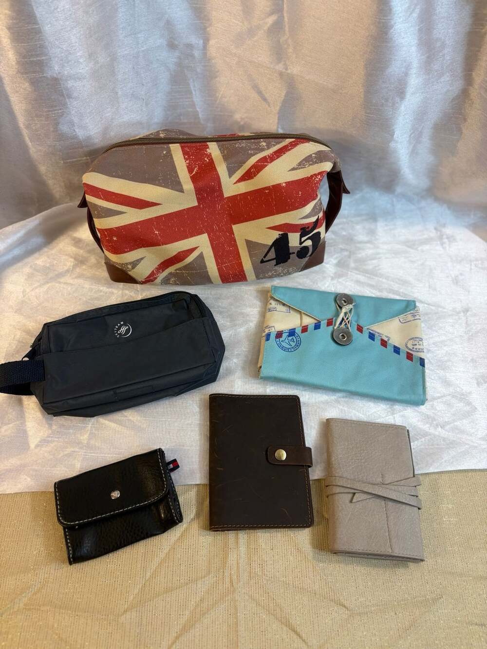 Assorted Travel Pouches and Passport Wallets Lot of 6